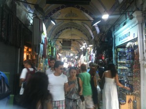 L'affollato Gran Bazar di Istanbul