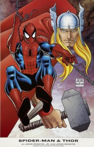 Spider-Man e Thor, 50 anni per due